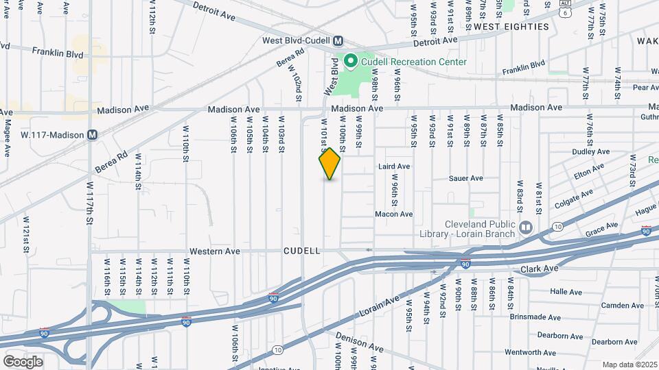 2129 W 101st St Map and Location Details