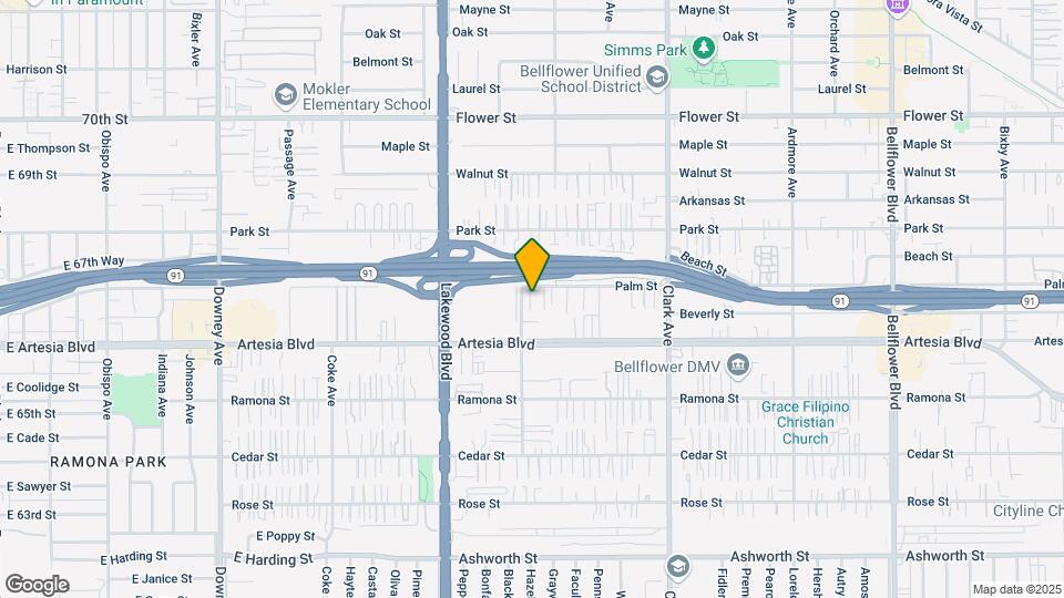 9108 Palm St Map and Location Details