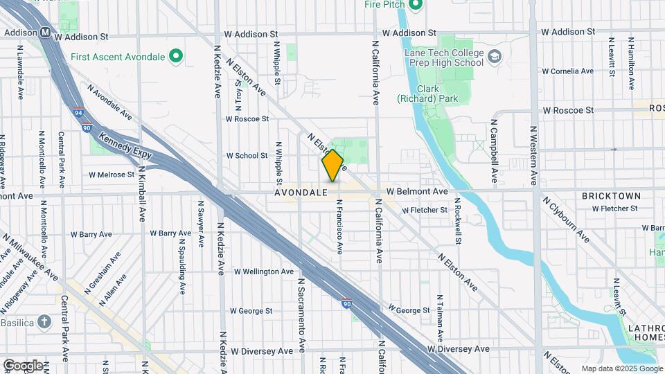 2904 W Belmont Ave Map and Location Details