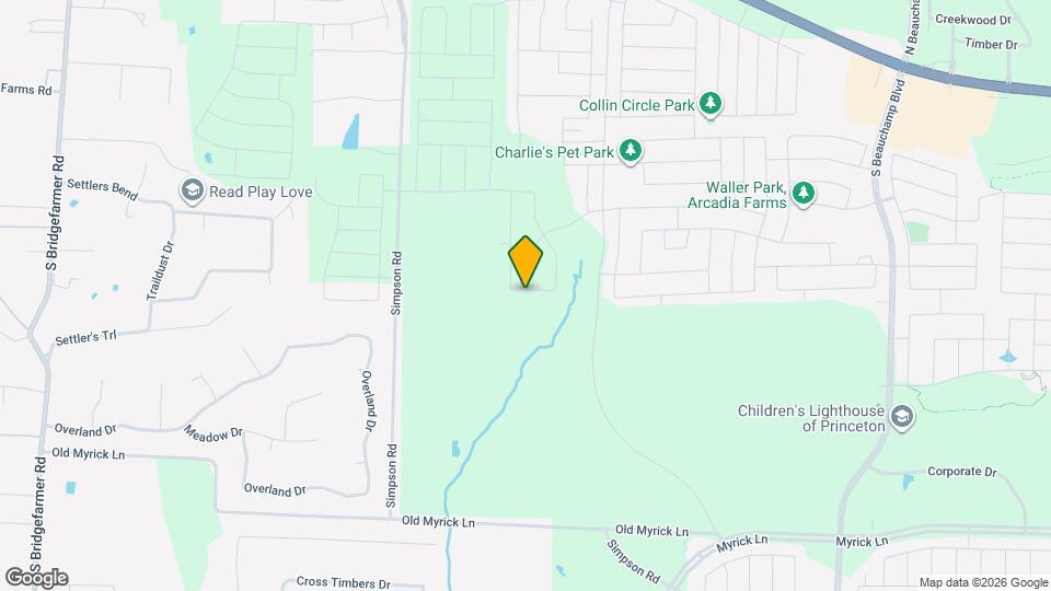 1136 Mimosa Ln Map and Location Details