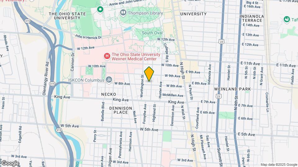 178 W 8th Ave-Unit -A Map and Location Details