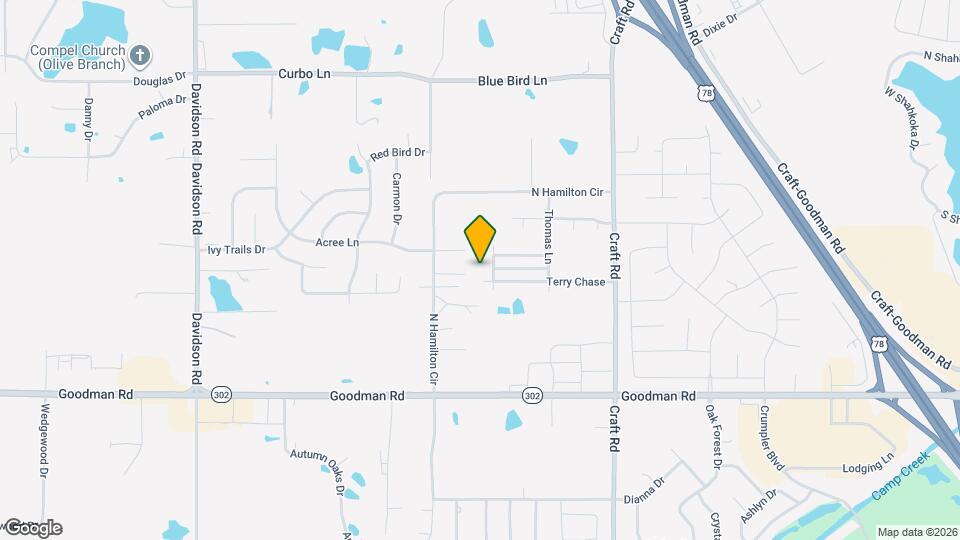 7320 N Hamilton Cir Map and Location Details