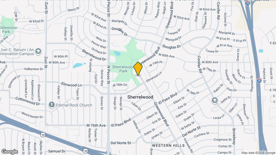 7893 Greenwood Blvd Map and Location Details