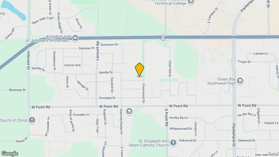 2876 Trade Winds Trail Map and Location Details