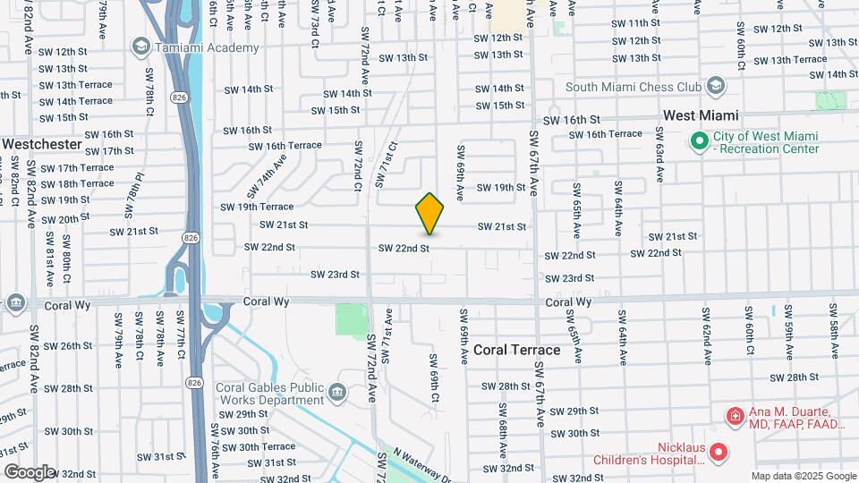 7047 SW 22nd St Map and Location Details