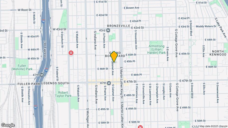 4533-4547 S Calumet Ave Mapa y Detalles de la Ubicación