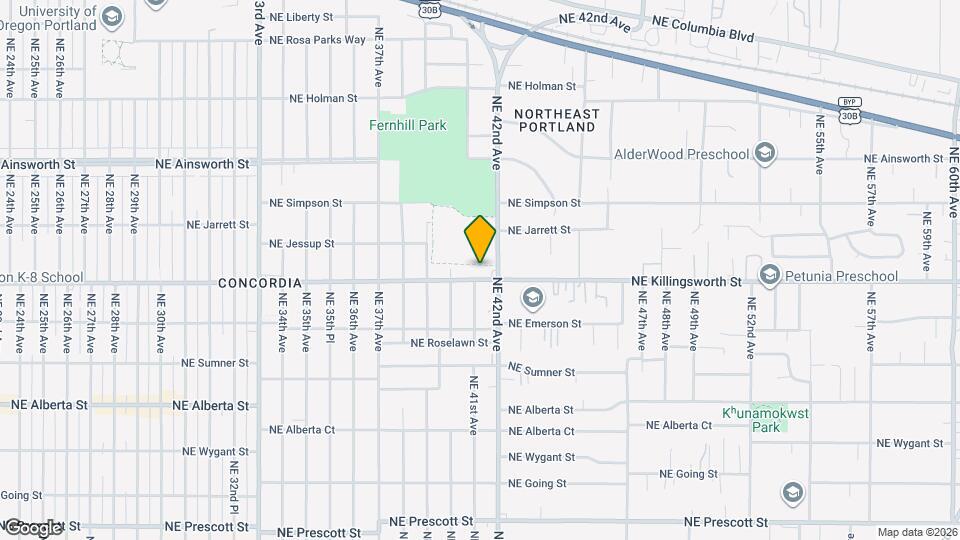 4103 NE Killingsworth St Map and Location Details