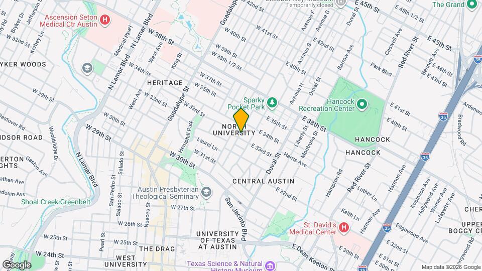 200 E 33rd St Map and Location Details