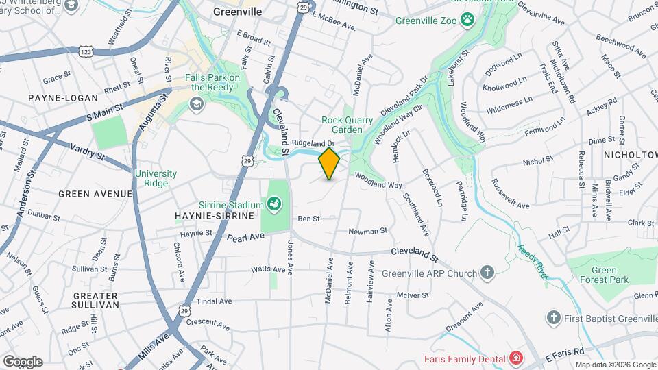 608 University Ridge, Unit 1B Map and Location Details