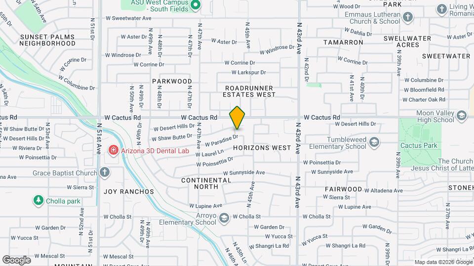 4530 W Paradise Dr, Unit SI ID1496924P Map and Location Details