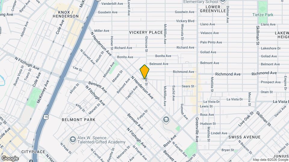 2021 Glencoe St Map and Location Details