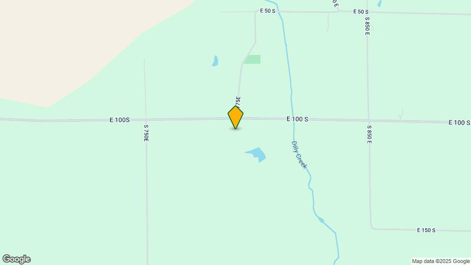 7745 E 100 S Map and Location Details