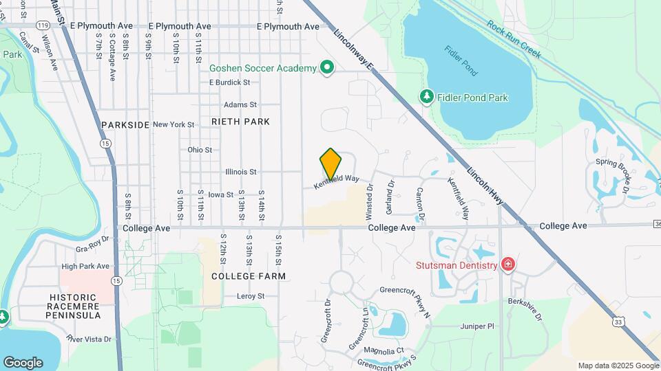 1408 Kentfield Way, Unit #2 Mapa y Detalles de la Ubicación