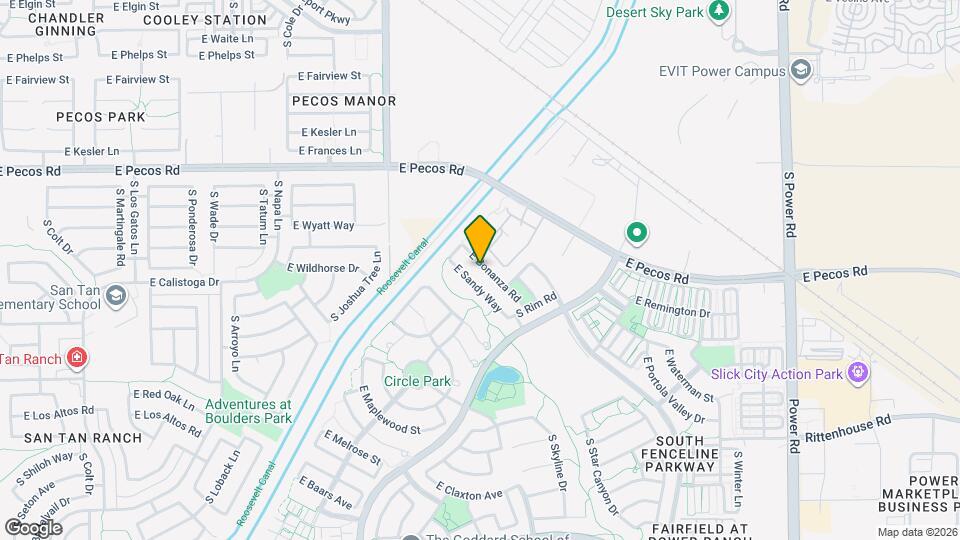 4195 E Bonanza Rd Map and Location Details