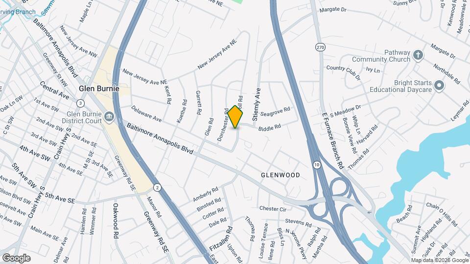 110 Carroll Rd Map and Location Details