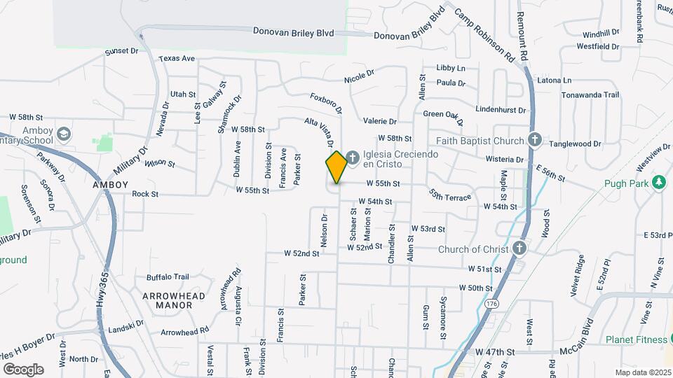 5423 Pike Ave Mapa y Detalles de la Ubicación
