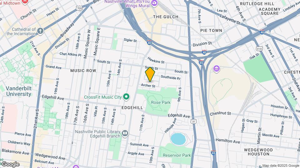 1068 Archer St Map and Location Details