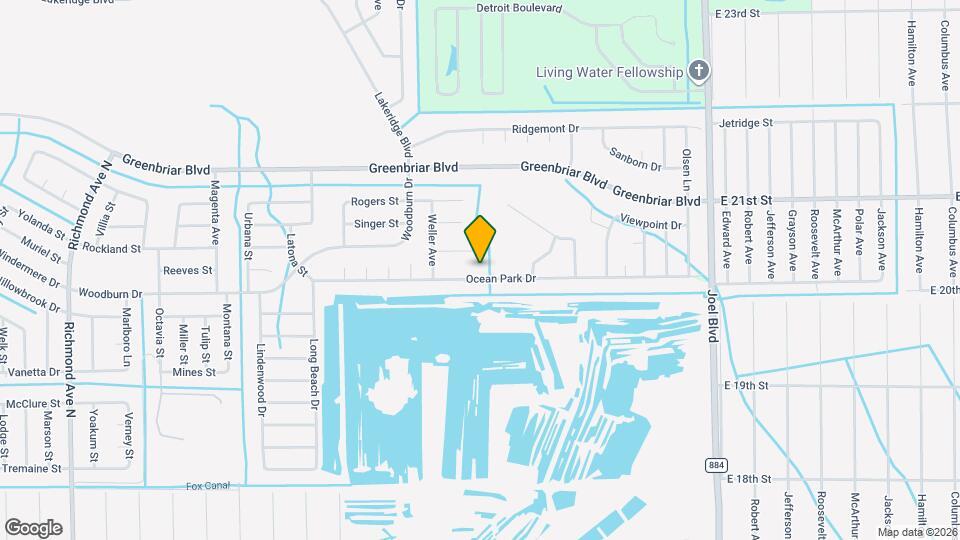 174 Ocean Park Dr Map and Location Details
