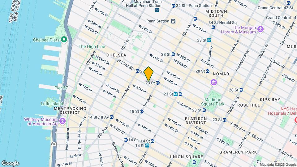 229 W 22nd St Mapa y Detalles de la Ubicación