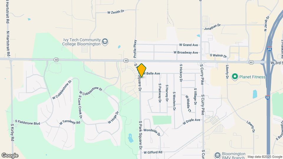 423 S Park Square Dr Map and Location Details