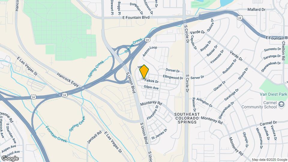 2147 Falkirk Dr Mapa y Detalles de la Ubicación