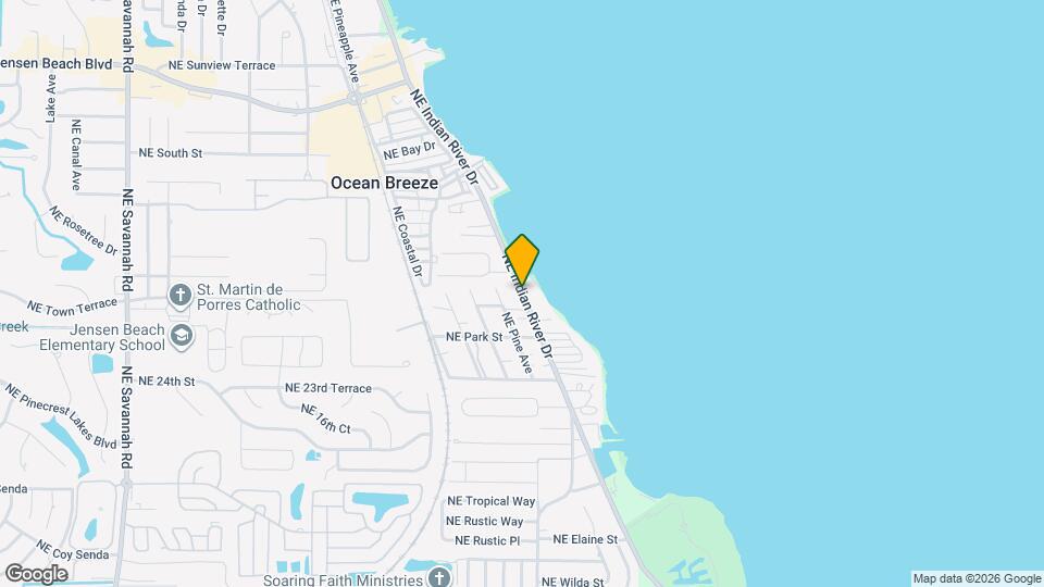 2650 NE Indian River Dr Map and Location Details