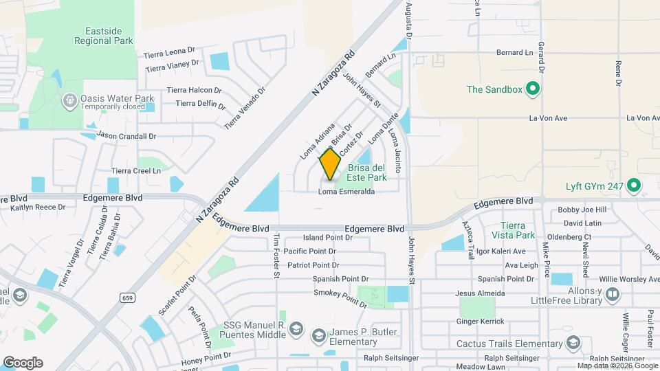 3705 Loma Dante Map and Location Details