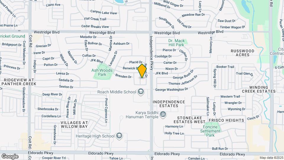 2401 Eaton Dr Mapa y Detalles de la Ubicación