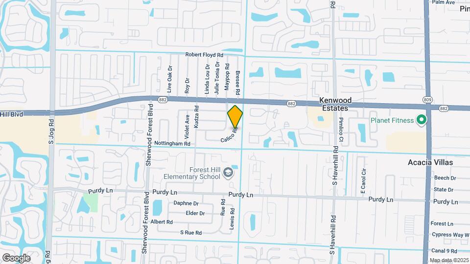 1868 Calico Rd Map and Location Details