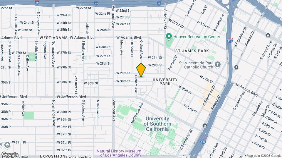 1135 W 30th St Map and Location Details