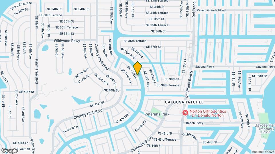 3919 SE 11th Pl Map and Location Details
