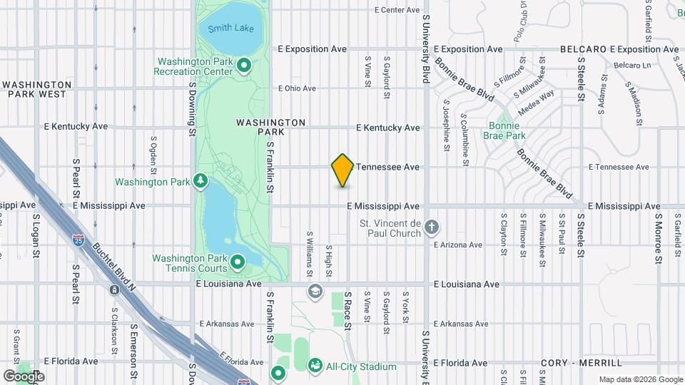 1065 S Race St Map and Location Details