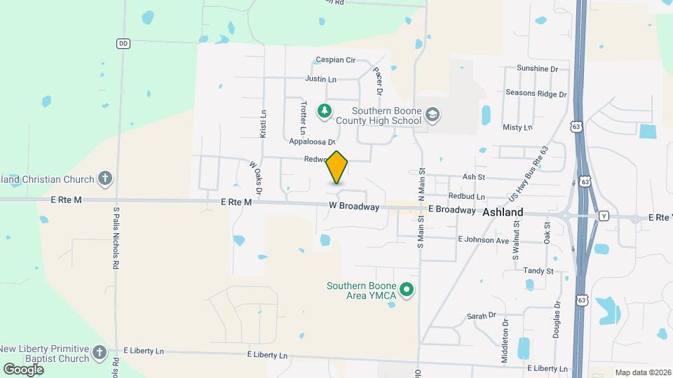 104 S Woods Ct Map and Location Details