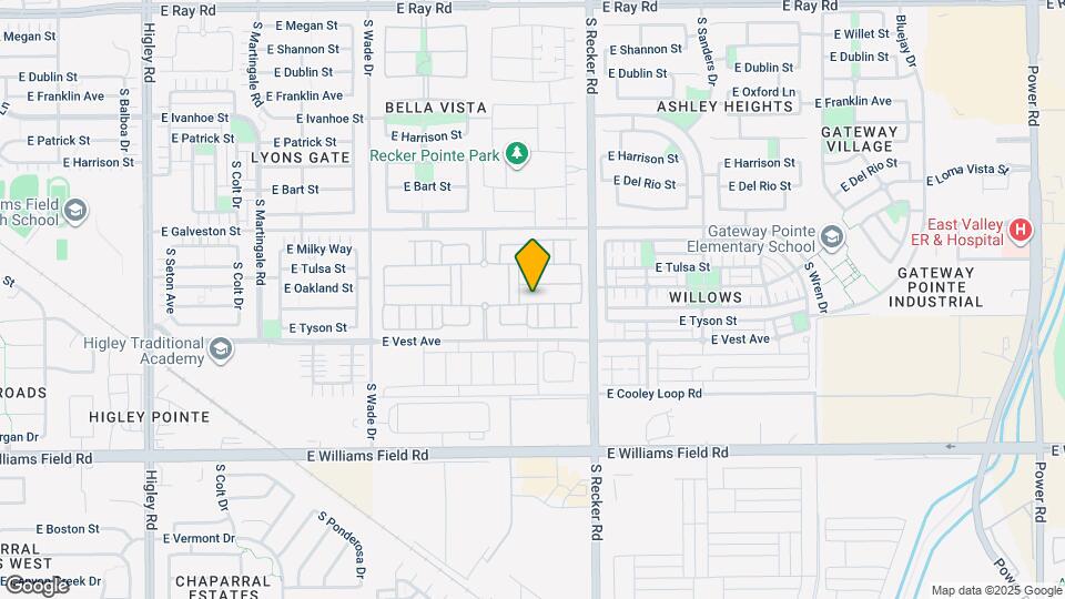3890 E Perkinsville St Map and Location Details