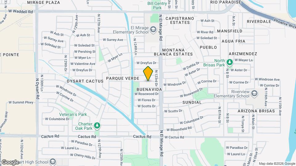 12329 W Windrose Dr Mapa y Detalles de la Ubicación