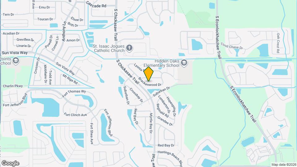 8685 Brackenwood Dr Map and Location Details