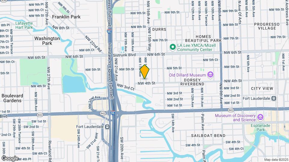 401 NW 16th Ave Map and Location Details
