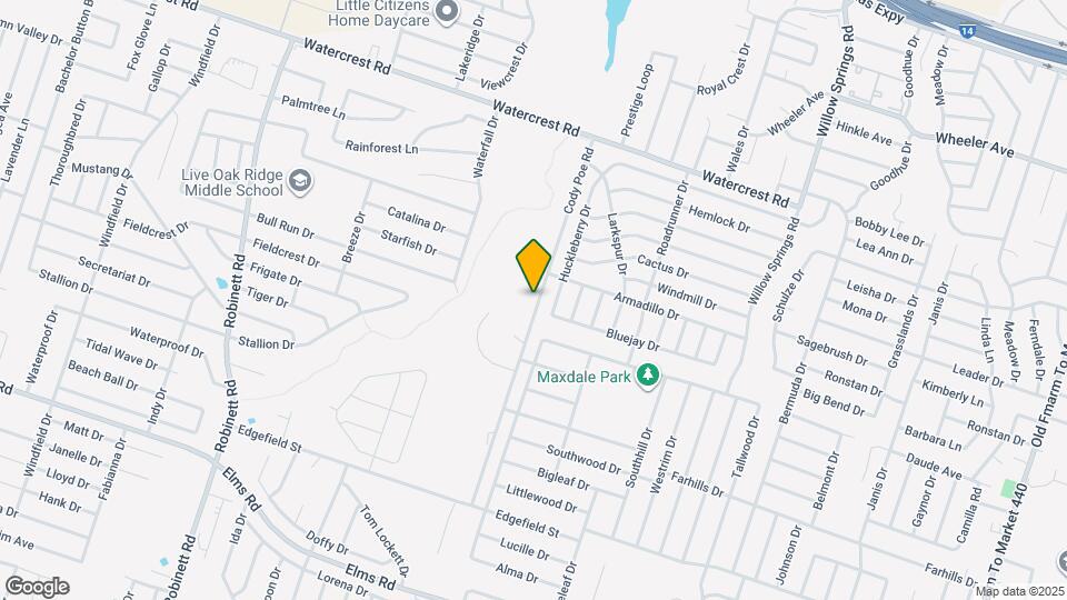 2603 Cody Poe Rd Map and Location Details