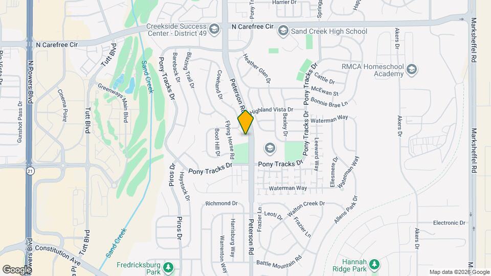 6840 Quarter Circle Rd Mapa y Detalles de la Ubicación