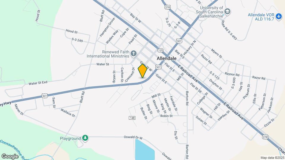 Allendale Manor Map and Location Details