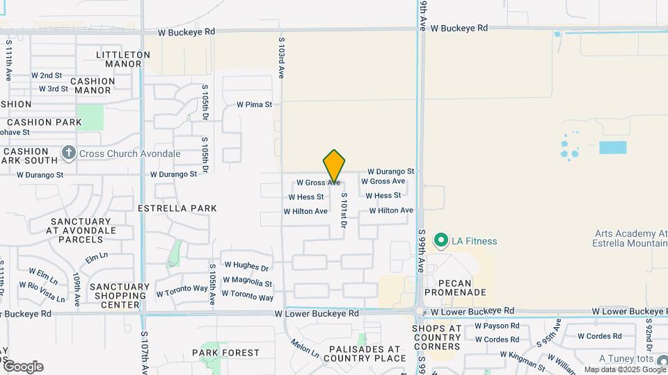 2025 S 101st Ln Map and Location Details