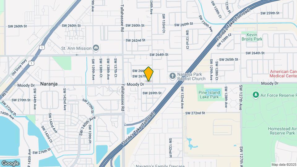 13409 SW 268th St Map and Location Details