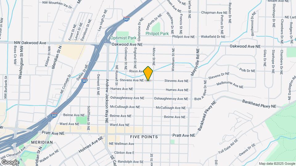 1325 Stevens Ave NE Map and Location Details