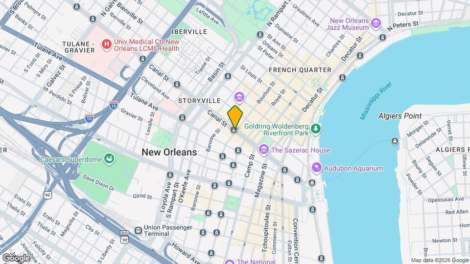 19 Carondelet St Mapa y Detalles de la Ubicación