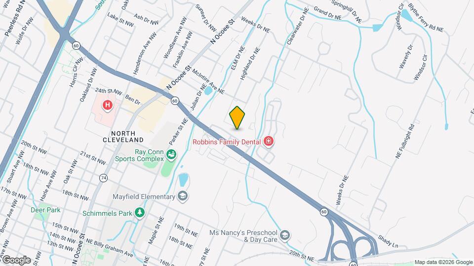 2409 Spring Creek Boulevard Map and Location Details