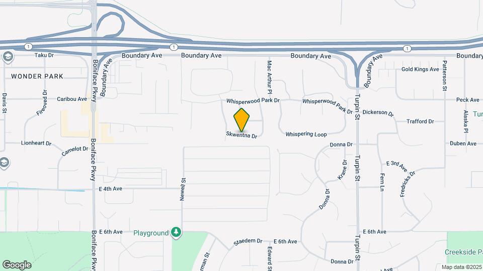 323 Skwentna Dr Map and Location Details