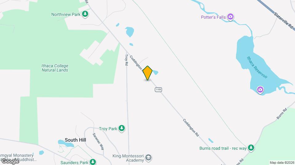 628 Coddington Rd Map and Location Details