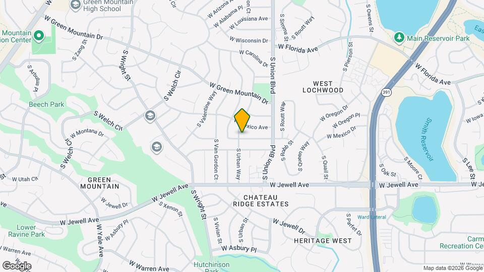 12097 W New Mexico Ave Map and Location Details