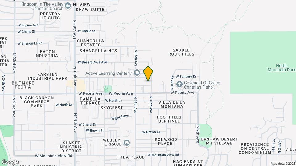 1302 W Becker Ln Map and Location Details