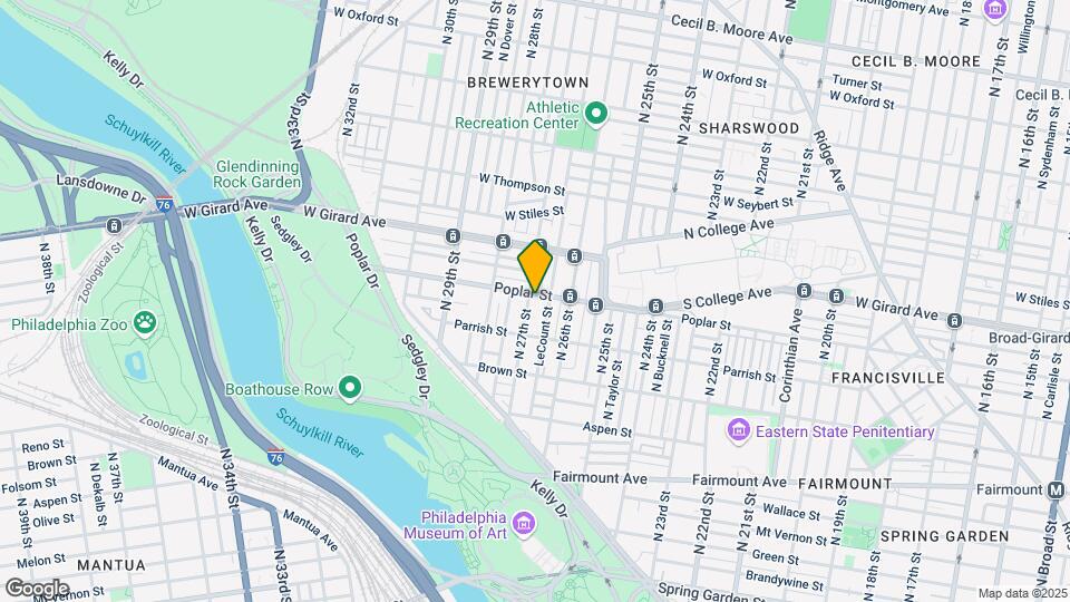 2634 Poplar St Map and Location Details